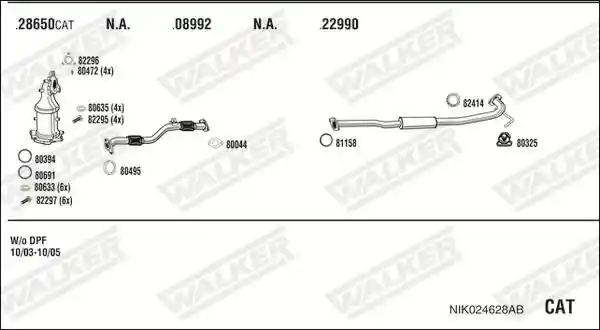 WALKER NIK024628AB