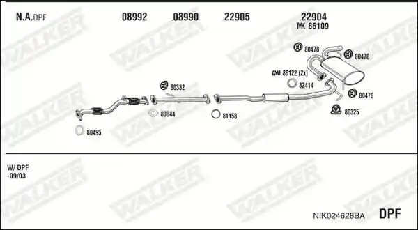 WALKER NIK024628BA