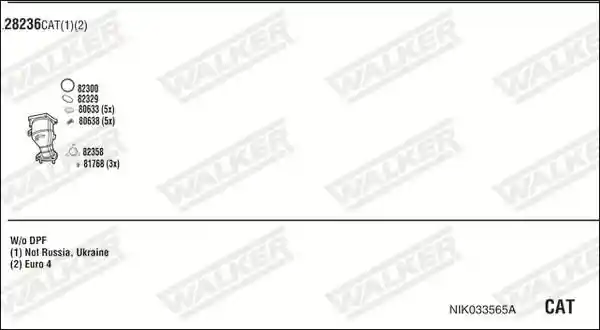 WALKER NIK033565A
