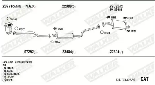 WALKER NIK131397AB