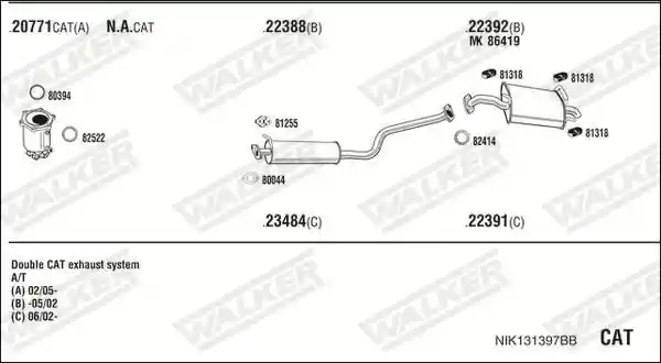 WALKER NIK131397BB
