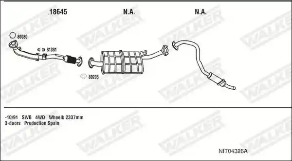 WALKER NIT04326A