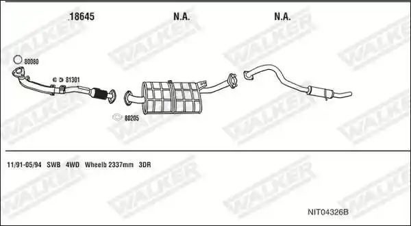 WALKER NIT04326B
