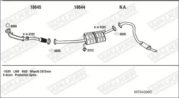WALKER NIT04326C