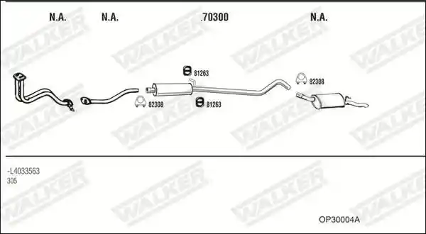 WALKER OP30004A