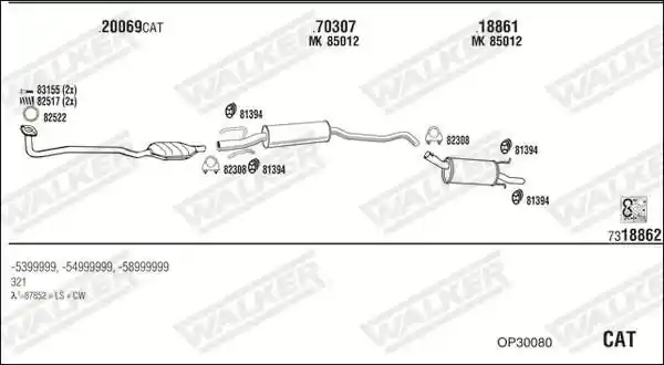 WALKER OP30080
