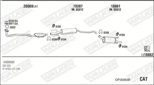 WALKER OP30083B