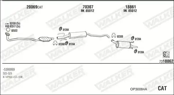 WALKER OP30084A