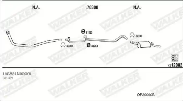 WALKER OP30090B