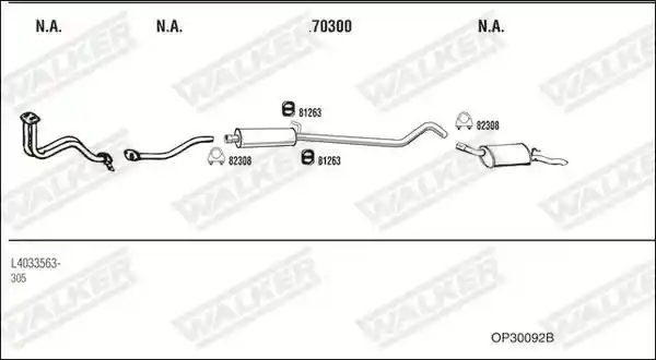 WALKER OP30092B