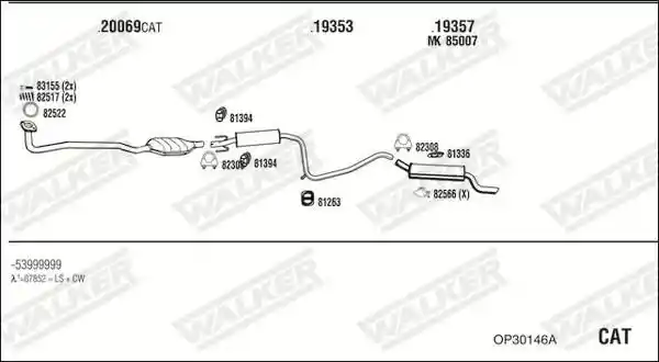 WALKER OP30146A