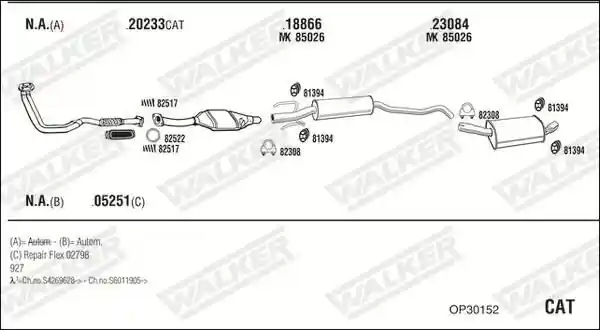 WALKER OP30152