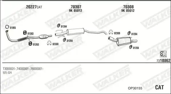 WALKER OP30155