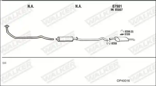 WALKER OP40016