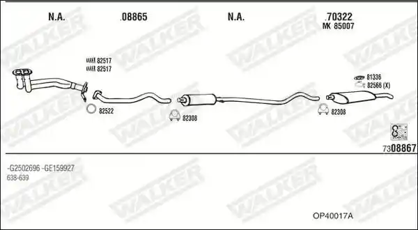 WALKER OP40017A