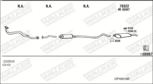 WALKER OP40018B
