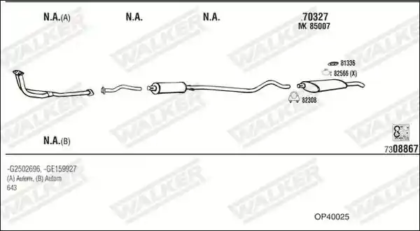 WALKER OP40025