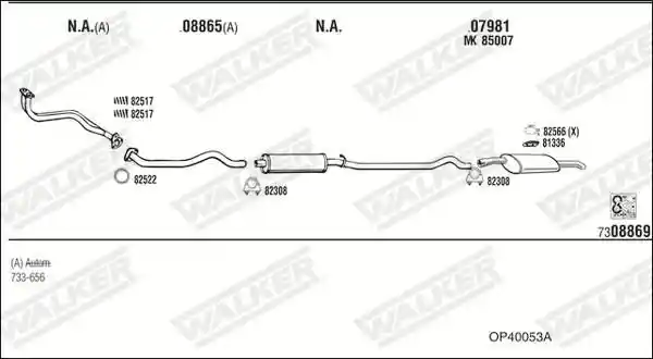WALKER OP40053A