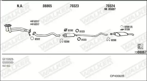 WALKER OP40062B