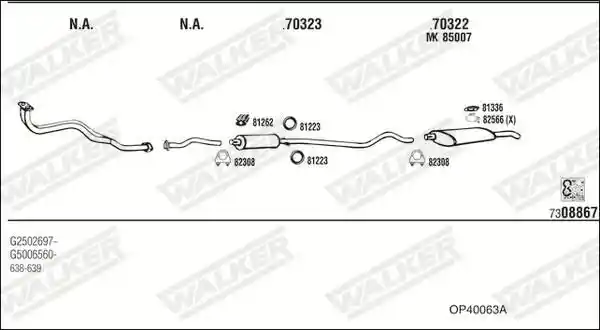 WALKER OP40063A