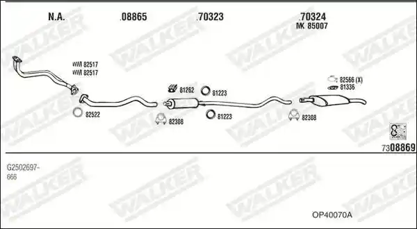 WALKER OP40070A
