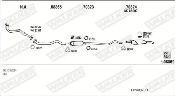 WALKER OP40070B