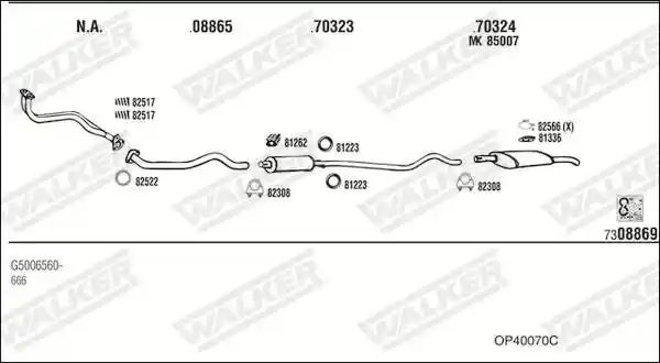 WALKER OP40070C