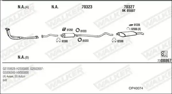 WALKER OP40074