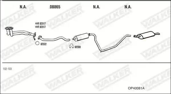 WALKER OP40081A