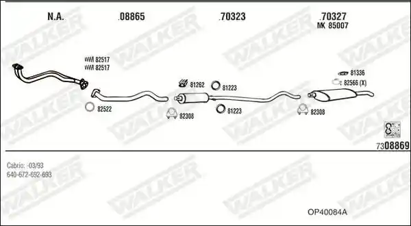 WALKER OP40084A