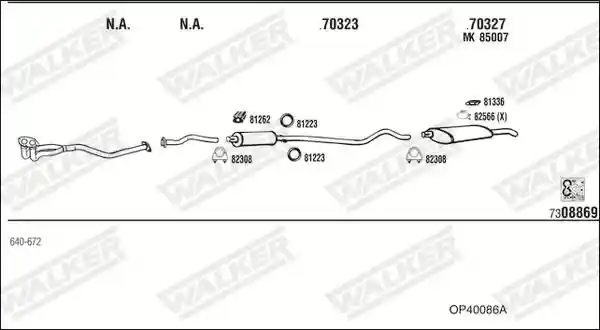 WALKER OP40086A