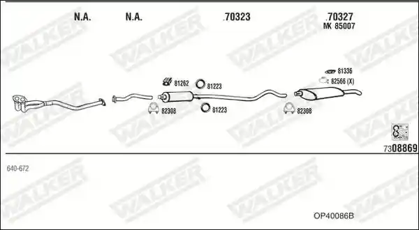 WALKER OP40086B