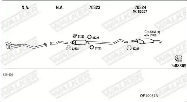 WALKER OP40087A