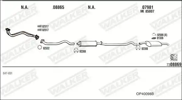 WALKER OP40098B