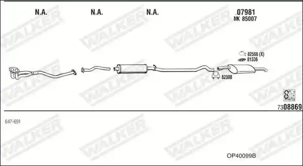 WALKER OP40099B