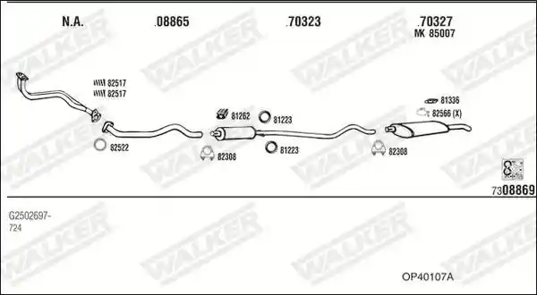 WALKER OP40107A