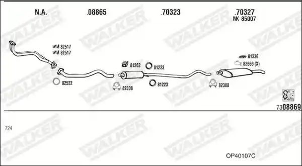 WALKER OP40107C