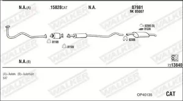WALKER OP40135