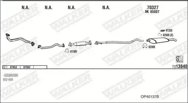 WALKER OP40137B