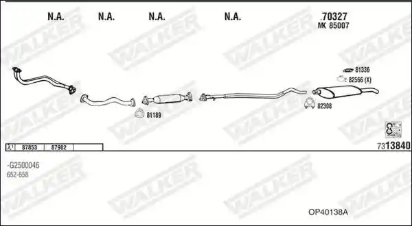 WALKER OP40138A