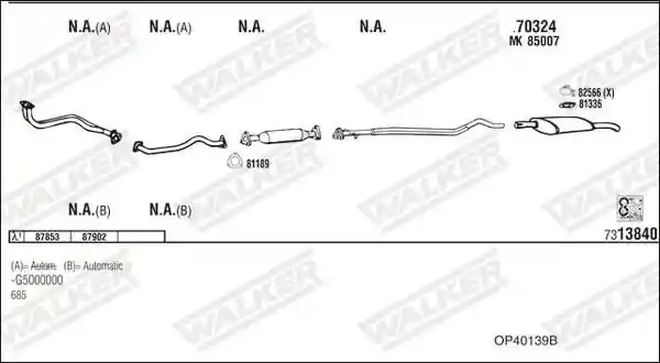 WALKER OP40139B