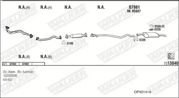 WALKER OP40141A
