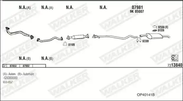 WALKER OP40141B
