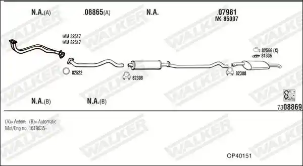 WALKER OP40151