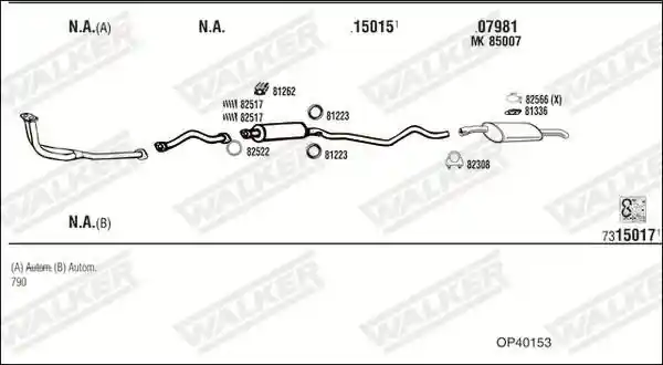 WALKER OP40153