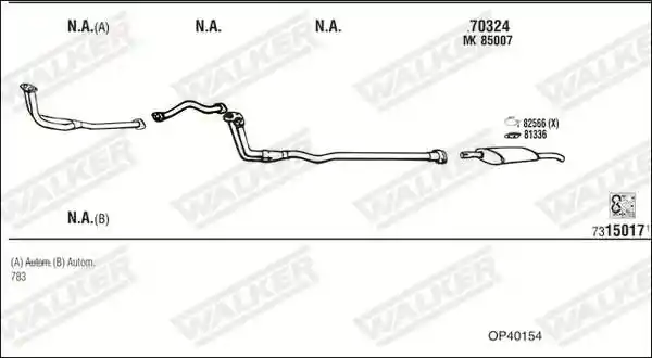 WALKER OP40154