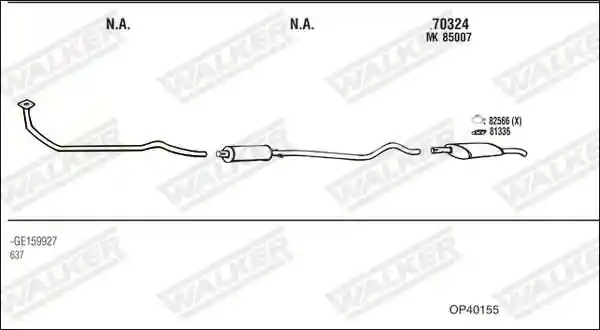 WALKER OP40155