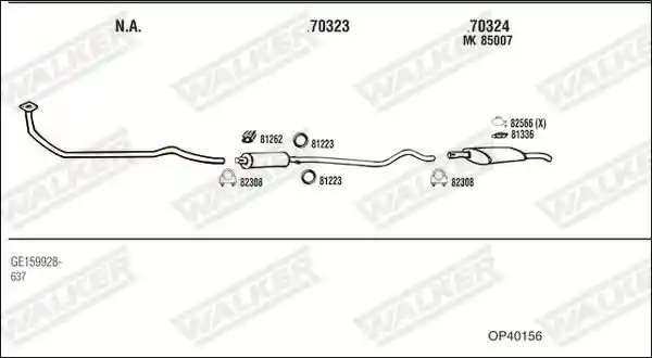 WALKER OP40156