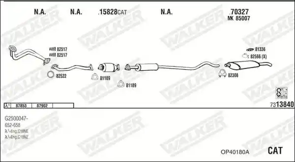 WALKER OP40180A