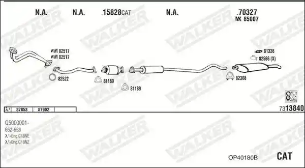 WALKER OP40180B